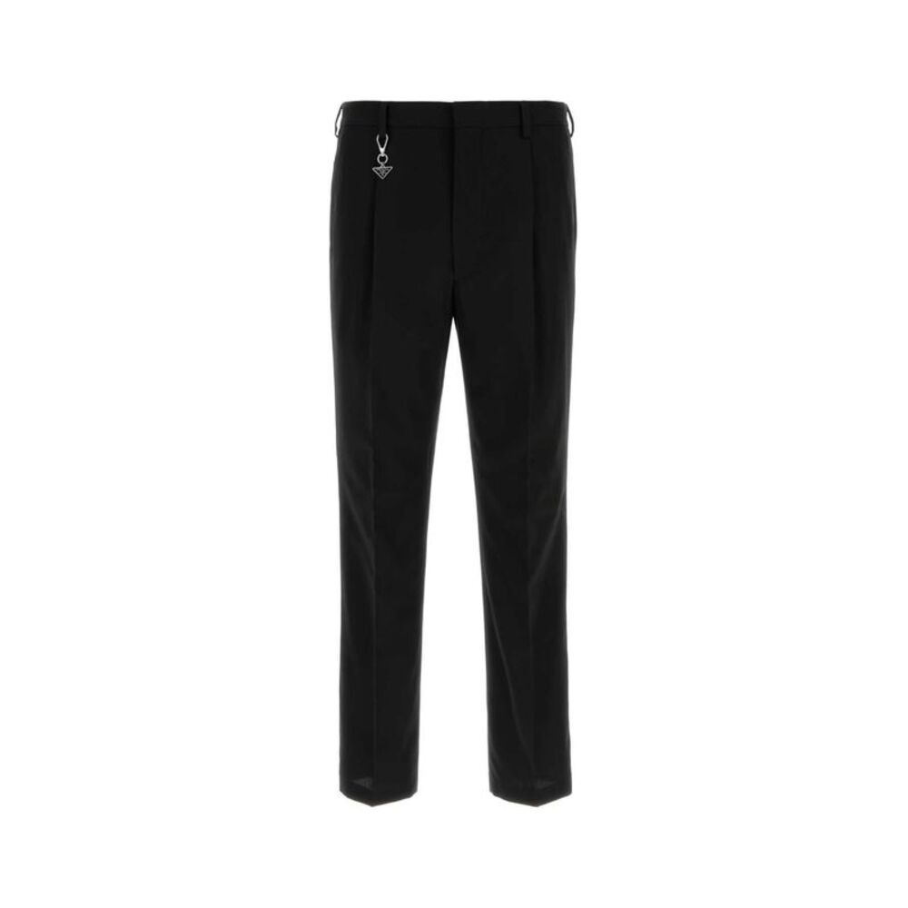 Prada Men Black Cotton Pant